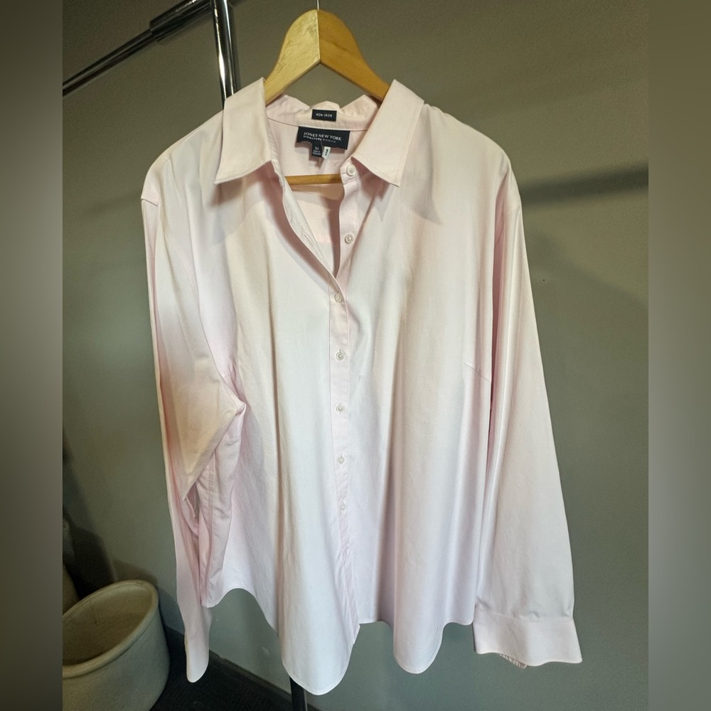 Jones New York Light Pink Blouse